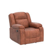 Jack Upholstered 1 Seater Recliner In Leatherette - Oak Inside