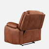 Jack Upholstered 1 Seater Recliner In Leatherette - Oak Inside