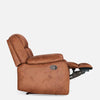 Jack Upholstered 1 Seater Recliner In Leatherette - Oak Inside