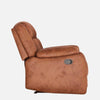 Jack Upholstered 1 Seater Recliner In Leatherette - Oak Inside