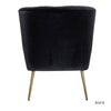 Jackson Luxury Accent Chair In Suede - Oak Inside