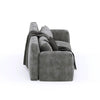 Jackson Premium Sofa Set in Suede - Oak Inside