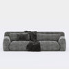 Jackson Premium Sofa Set in Suede - Oak Inside