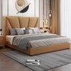 Jelly Premium Upholstered Bed In Leatherette - Oak Inside