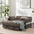 Kelvin Sofa Cum Bed In Suede - Oak Inside