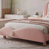 Kido Upholstered Kids Bed Without Storage in Suede - Oak Inside