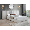 Longline Premium Upholstered Bed In Suede - Oak Inside