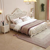 Mahi Maharaja Premium Upholstered Bed in Leatherette - Oak Inside