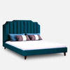 Mono Luxury Upholstered Bed Without Storage In Suede - Oak Inside