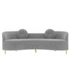 Nellow Premium Sofa Set in Suede - Oak Inside