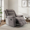 Nikom Upholstered 1 Seater Recliner In Suede - Oak Inside