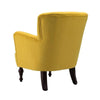 Oppo Luxury Accent Chair In Suede - Oak Inside