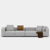 Oscar Premium 4 Seater Ultra Modern Sofa Set - Oak Inside