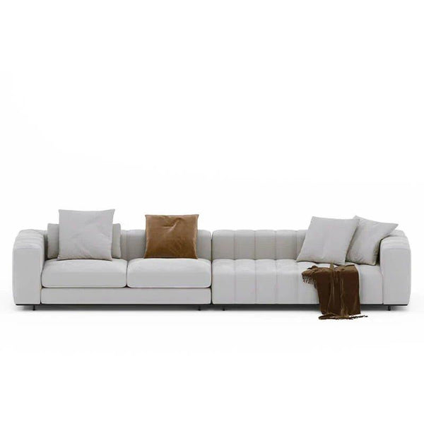 Oscar Premium 4 Seater Ultra Modern Sofa Set - Oak Inside