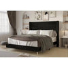 Proline Premium Upholstered Bed Without Storage In Suede - Oak Inside