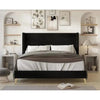 Proline Premium Upholstered Bed Without Storage In Suede - Oak Inside