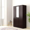 Rolex Engineered Wood Wardrobe 3 Doors - Oak Inside