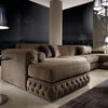 Signature Premium Sectional Sofa in Suede - Oak Inside