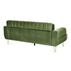 Somervilla Luxury Sofa Set In Suede - Oak Inside