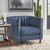 Uniline Pro Luxury Mid - Century Sofa In Suede - Oak Inside