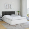 Unline Wood Luxury Upholstered Bed in Leatherette - Oak Inside