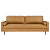 Valour Luxury Sofa Set in Leatherette - Oak Inside