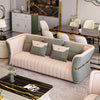 Calvin Luxury Sofa Set in Suede