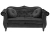 Wills Luxury Chesterfield Sofa Set in Suede - Oak Inside