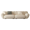 Yasmin Premium Sofa Set in Brooklyn Cloth - Oak Inside